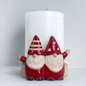 Abbott Collection - 3” Gnome Pillar Candle Holder